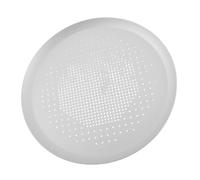 11 Pouces Plaque à Pizza Perforée en Alliage D’aluminium Antiadhésif | Grille Réutilisable, Cuisson Homogène et Nettoyage Rapide, Four et Air Fryers, Argenté