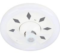 11.ventilateur de plafond 8in 60W avec lumière E27 LED Dimmable Ventilateurs de plafond avec télécommande 3 vitesses 5 pales Rotation à 360 degrés 85?265V