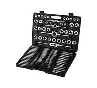 110 pièces ensemble de tarauds et matrices métriques M2-M18 filetage à la main e coupe outils en acier tungstène for Modules de précision de Machine-outil