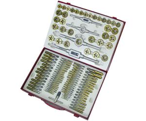 110 pièces Taraud et filière à fileter métrique TIN Holzmann Maschinen