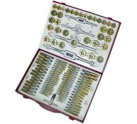 110 pièces Taraud et filière à fileter métrique TIN Holzmann Maschinen H070300003 métrique M2, M3, M4, M5, M6, M7, M8, M9, M10