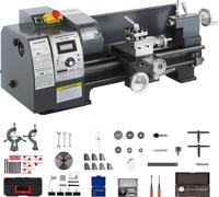 1100 Watt Mini Tour à métaux - 8x16 pouces - Banc de métal Tour parallèle de précision - 1100W Mini Tour - 8x16 pouces - Tour parallèle de précision - Machine de travail du métal