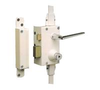 1101002 Serrure multipoints 3 points verticale gauche blanc
