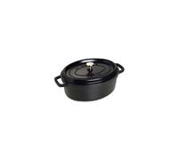 Staub Cocotte en fonte ovale 40509-315-0 29 cm 4,25 L Noir mat