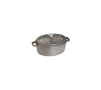 Staub Cocotte ovale en fonte La Cocotte 5,5 L Gris graphite