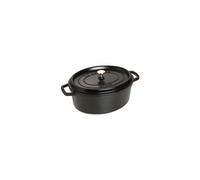 - 1103325 - Cocotte - Ovale - Noire Mat - 33 cm