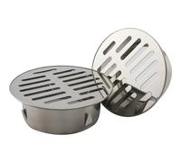 110mm Siphon De Sol Rond En Acier Inoxydable, Filtre Anti-encrassement, Grille De Drainage Extérieure Inox Terrasse Obstruction, Pour Balcon, Cour, Siphon De Sol(90mm/3.5in)