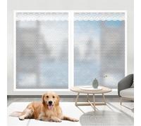 110X130cm Kit D'isolation de Fenêtre pour l'hiver,Film Fenetre Isolant | Sans perçage - EVA Couverture de Fenêtre en Plastique, Imperméable et coupe-vent, pour Appartement, Salle de Bain, Garage