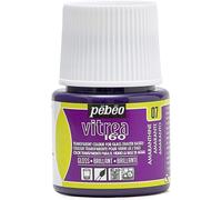 [111007] Pébéo Flacon 45ml peinture Vitrea 160 brillante pour verre AMARANTHE