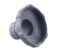 11238 Adaptateur pour skimmer de piscine hors sol - Connecteur de tuyau compatible avec les systèmes d'aspiration de piscine Intex, construction en PVC, diamètre extérieur 3,8 cm / diamètre intérieur