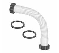 11388 Tuyau de pompe à sable compatible avec Intex pour piscine hors sol | Compatible avec Krystal Clear, 26371CA, 26371EH, 28647EG, sf60110-2, tuyau de rechange de filtration, écrous filetés