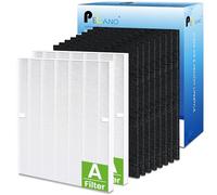 115115 C535 Filtre de rechange taille 21 compatible avec purificateur d'air plasma Winix C535, PlasmaWave 5300 6300 5300-2 6300-2 P300 2 P300 - 2 filtres HEPA + 8 filtres à charbon