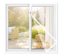 115x125cm (L*H) Moustiquaire pour fenêtre et porte d'entrepôt, Moustiquaire pour patio et fenêtre