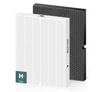116130 Filtre de rechange H pour purificateur d'air Winix 5500-2 et AM80, filtre HEPA et filtre à charbon actif