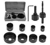11Pcs Coffret Scie Cloche 19mm-64mm Bois Scie Cloche Placo Coffret Scies Trépans pour le Perçage Précis de Trous Dans le Bois
