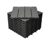 ECD Germany Dalles de Terrasse - 30x30 cm - Anthracite