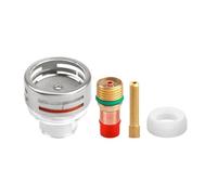 12# 14# 16# 24# Buse anti-collision en verre 2,4 mm Collect Body Gas Lens Gasket Kit pour torche de soudage TIG pour accessoires WP-17/18/26 (kit 16 NO. 2,4 mm)