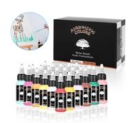 12/24 couleurs ensemble de peinture aérographe à base d'eau 30ml peinture acrylique modèle peinture Spary pour bricolage ongles peinture Air brosse Kit de peinture AWP-3012