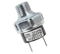12/24V Compressor Pressure Switch A: 170-200PSI-1/4NPT / B: 120-150PSI-1/8NPT for Air Tanktrainair Connections B
