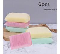 12/6/3/1 pièce Set d'éponges à vaisselle durables à double face - Tampon à récurer les casseroles sans rayures - Outil de nettoyage polyvalent pour la cuisine à la maison et à l'école 2 pièces - Coule