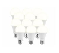 12 ampoules LED - LUMINEA - E27 - 15 W - 1521 lm - Blanc chaud