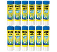 12 Bâtons De Colle - Magic Blue - 8g - Uhu