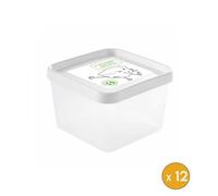 12 Boites Hermétiques Alimentaires Professionnelles 600 ml