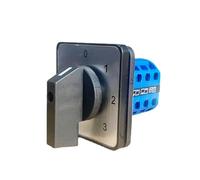 12 bornes 0-3 Positions bricolage commutateur de changement de came rotatif LW26-20/3 sortie utilisation for moteur/système solaire trois charges différentes