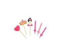12 Bougies + 3 bougies princesse