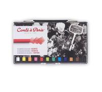 12 Carrés Couleurs Assortis - Conté A Paris