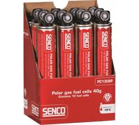 12 CARTOUCHES DE GAZ SENCO PC1308P pour cloueur à gaz (-18°C à +50°C)
