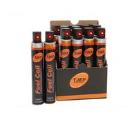 12 CARTOUCHES DE GAZ TJEP pour cloueur à gaz (orange)