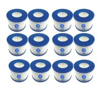 12 Cartouches Filtre Bestway Lay-Z-Spa Type VI Taille 6 58323 Réutilisables