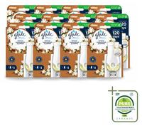 12 diffuseurs électriques Glade - Huile parfumée Bois de santal et jasmin - Grand format - 12 pièces
