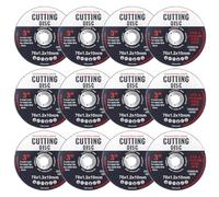 12 Disques à Tronçonner, Disques de Coupe de 76 mm, Flexible Disque Découpe Pour Meuleuse D'angle, Pour Métal, Acier Inox, Acier, Fer, Aluminium, Tôle, Tube D'acier