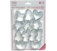 12 emporte-pièces en fer blanc motifs de Noel