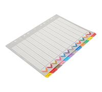 12 Feuilles Intercalaires A4 en Papier, Séparateurs Détachables | Onglets de Navigation, Classement des Documents, Usage Bureau et École, Lot Pratique pour Dossiers