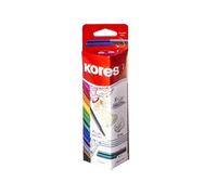 Kores - K-Liner : Feutres Fins de Couleur avec Pointe Fine de 0,4 mm pour l'Écriture, les Croquis et le Dessin, Pointe Gainée de Métal, Forme Triangulaire Ergonomique, Paquet de 12 Couleurs Assorties