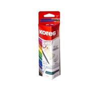 Kores - K-Liner : Feutres Fins de Couleur avec Pointe Fine de 0,4 mm pour l'Écriture, les Croquis et le Dessin, Pointe Gainée de Métal, Forme Triangulaire Ergonomique, Paquet de 12 Couleurs Assorties