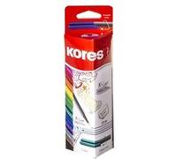 Kores – Feutres K-Liner fins 0,4 mm, pointe gainée de métal, triangulaires – Pack 12 couleurs