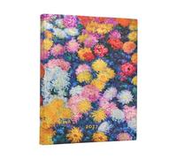 12-Monatskalender 2027 Monets Chrysanthemen Ultra Tagesüberblick