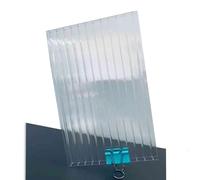 12 Panneaux de Serre Double paroi en Polycarbonate, tôle de Toit Isolante Transparente en Polycarbonate, bâche de Couverture Facile à découper pour Le Jardinage et l'agriculture en extérieur