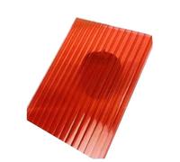 12 Panneaux de Serre en Polycarbonate, Panneaux en Fibre de Verre Transparente, Panneaux d'isolation de toiture, Panneaux de Remplacement pour châssis Froid, pour pergola de Jardin extérieur