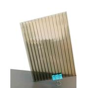 12 Panneaux de Serre en Polycarbonate, Panneaux en Fibre de Verre Transparente, Panneaux d'isolation de toiture, Panneaux de Remplacement pour châssis Froid, pour pergola de Jardin extérieur