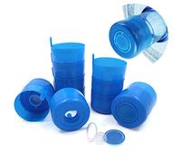 12 pcs 3/5 Gallons Réutilisables Bouchon de Cruche D'eau de Remplacement de Bouteille Anti-déversement, Non-déversement Vase à Boire vis sur de Capuchons Capsules réutilisables pour