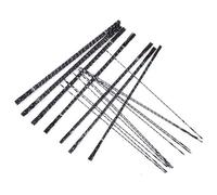12 Pcs/Lot Diamant Fil Scie Lame Cutter Bijoux Métal Coupe Gabarit Lames Travail Du Bois Main Artisanat Outils Défilement Spirale Dents