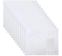 12 Pcs Pochettes A5 Perforées,Pochette A5 Perforée,Csseur Pochette Transparente Perforées pour Cssement POCHETTE PLASTIQUE