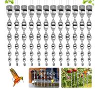 12 Pcs Répulsif Oiseaux Barre Effaroucheur Oiseaux Effaroucheur Pigeons Repulsif Pigeon Anti Pigeon 360 Degrés Repulsif Oiseaux
