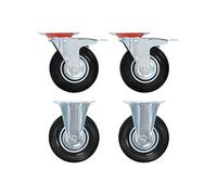 vidaXL 12 pcs. Roulettes 125 mm