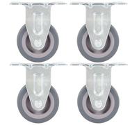 12 pcs Roulettes fixes 50 mm vidaXL vidaXL
